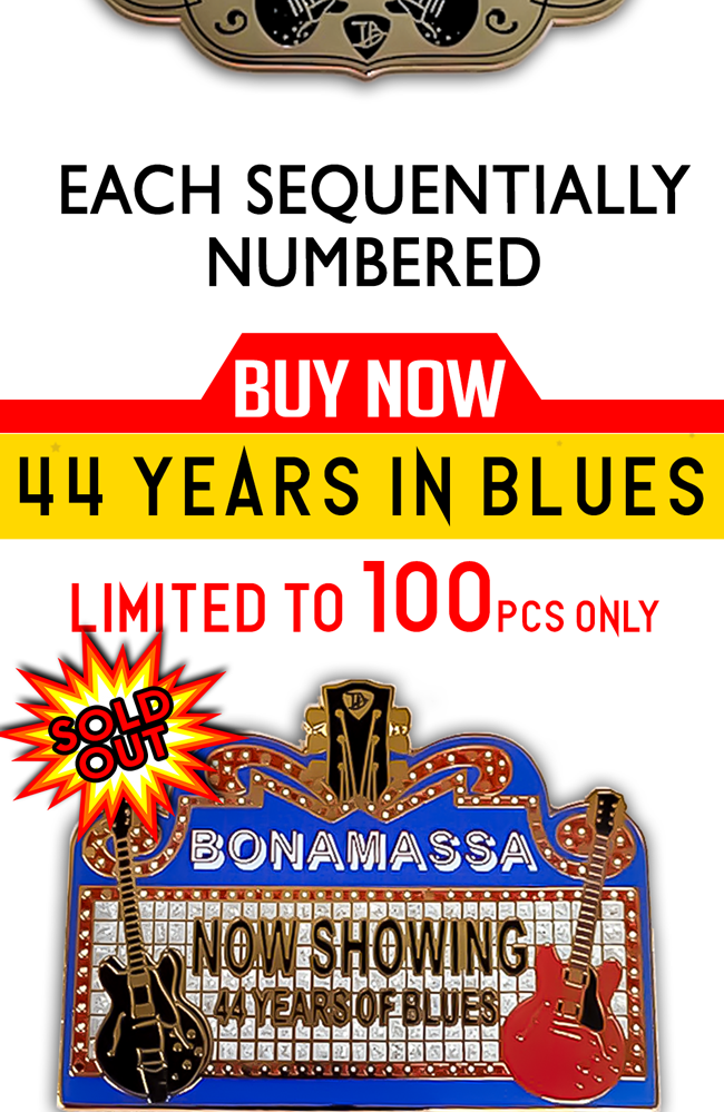 The latest Bonamassa products and sales new for you this week!
