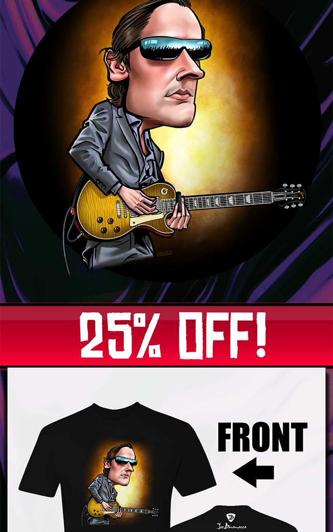 Get the latest deals on Bonamassa merch here!