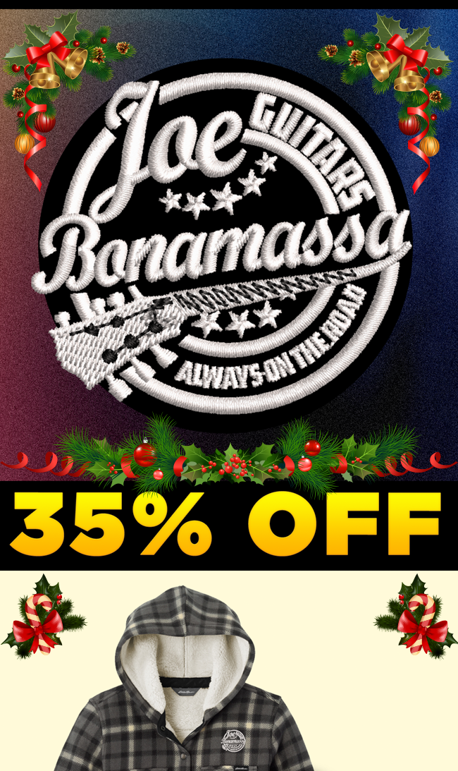 The latest Bonamassa products and sales new for you this week!