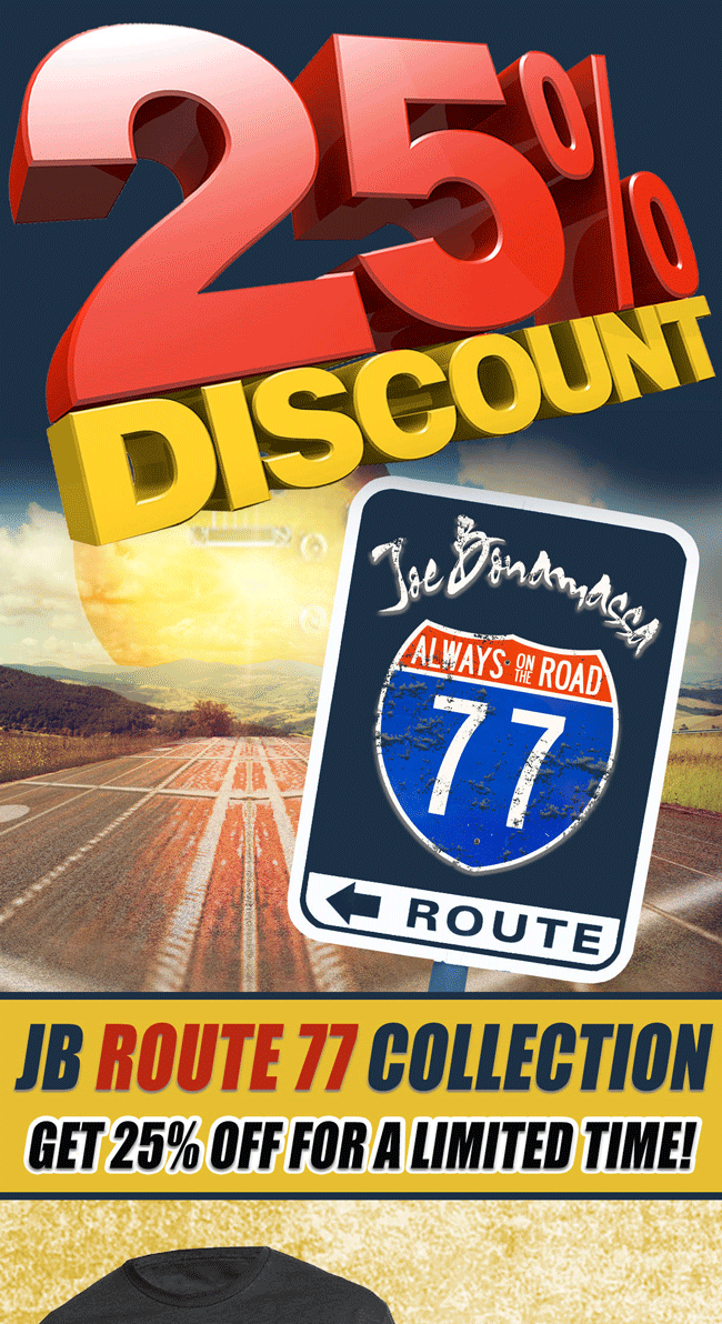 The latest Bonamassa products and sales new for you this week!