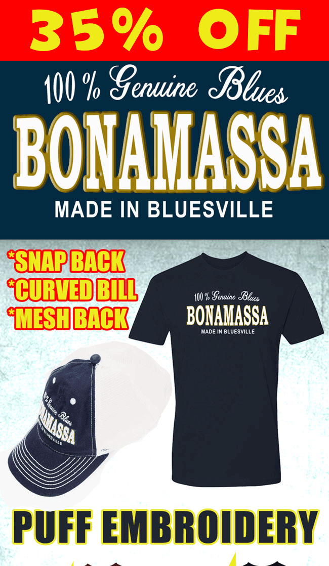 The latest Bonamassa products and sales new for you this week!