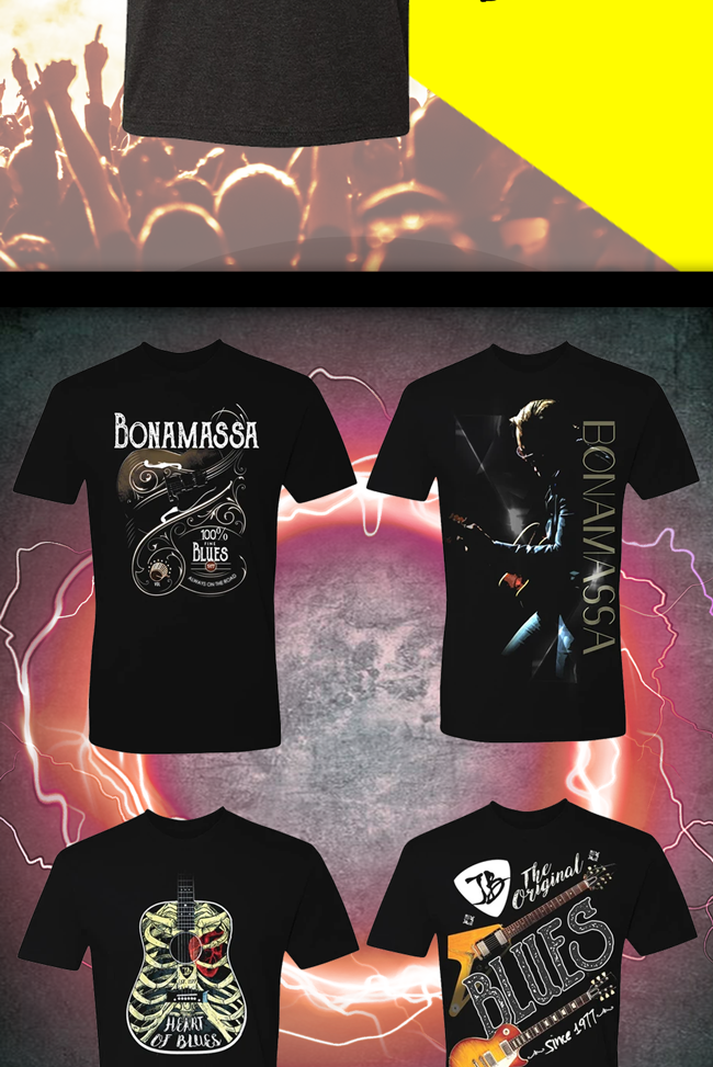 Get the latest deals on Bonamassa merch here!