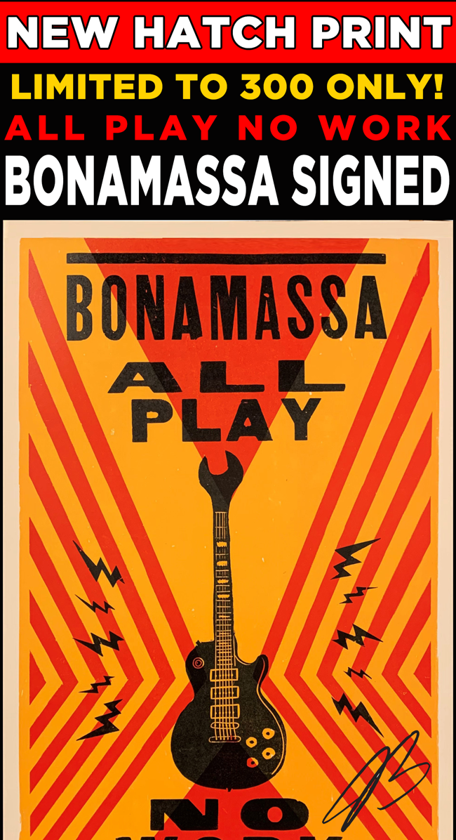 The latest Bonamassa products and sales new for you this week!