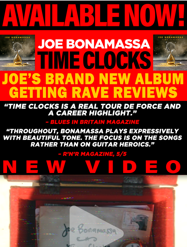 The latest Bonamassa products and sales new for you this week!