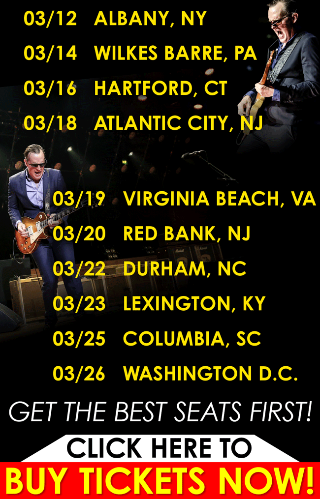 Joe's Playing at a Venue Near You - See Where Here!