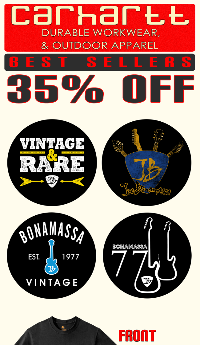 The latest Bonamassa products and sales new for you this week!
