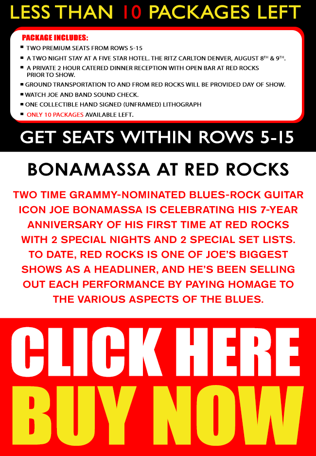 Get the latest deals on Bonamassa merch here!