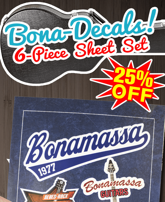 Get the latest deals on Bonamassa merch here!