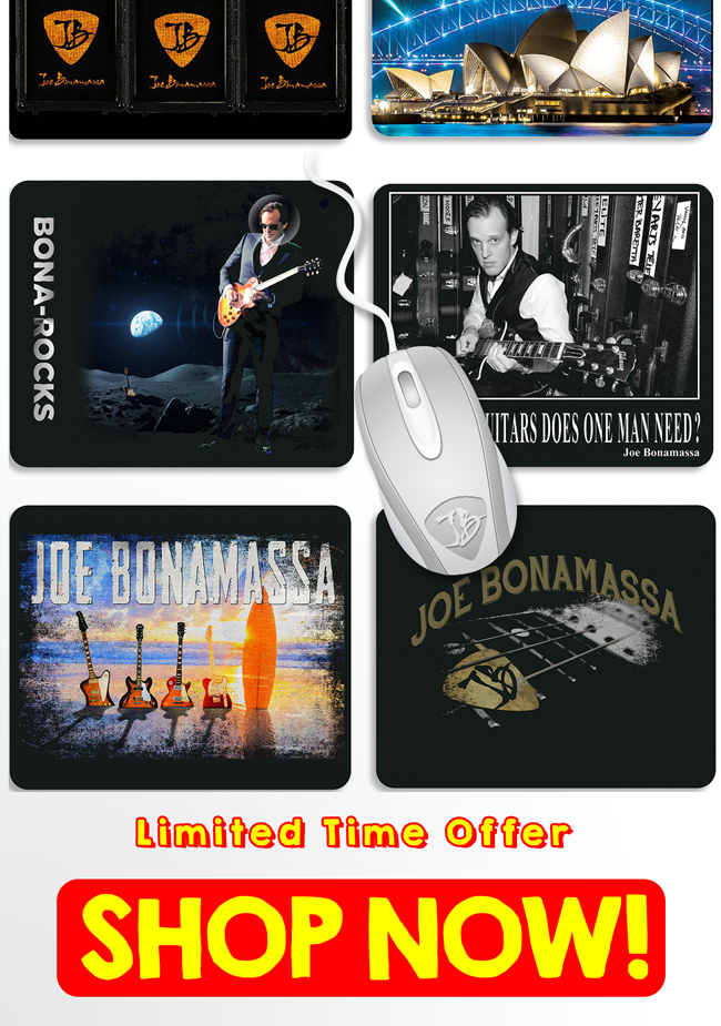 The latest Bonamassa products and sales new for you this week!