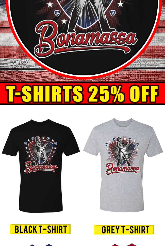 Our featured apparel of the week, sporting a hot JB-inspired design!