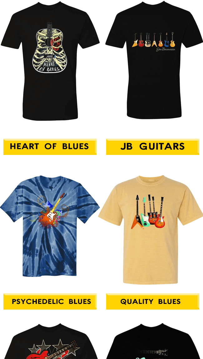 Our featured apparel of the week, sporting a hot JB-inspired design!