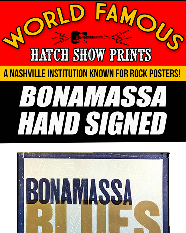 The hottest Bonamassa merch on sale now!