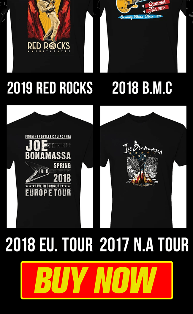 Get the latest deals on Bonamassa merch here!