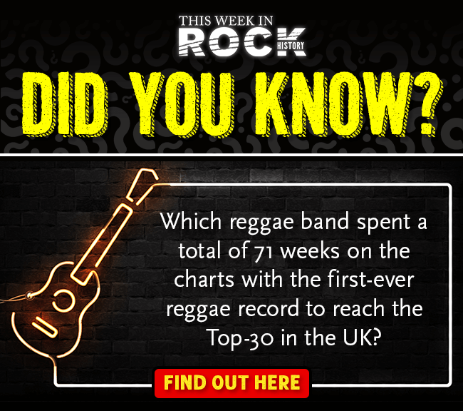 See what happened this week in rock history!