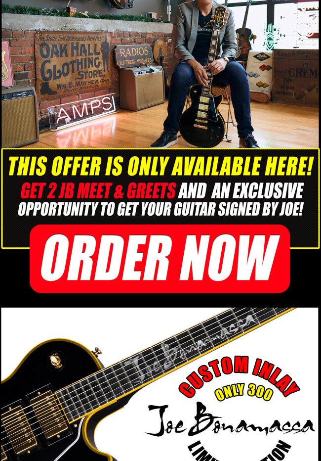 The latest Bonamassa products and sales new for you this week!