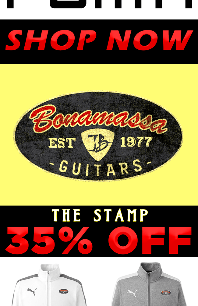 Get the latest deals on Bonamassa merch here!