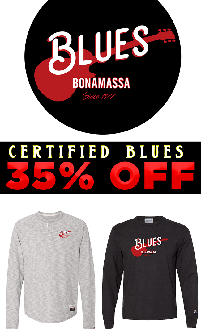 Get the latest deals on Bonamassa merch here!