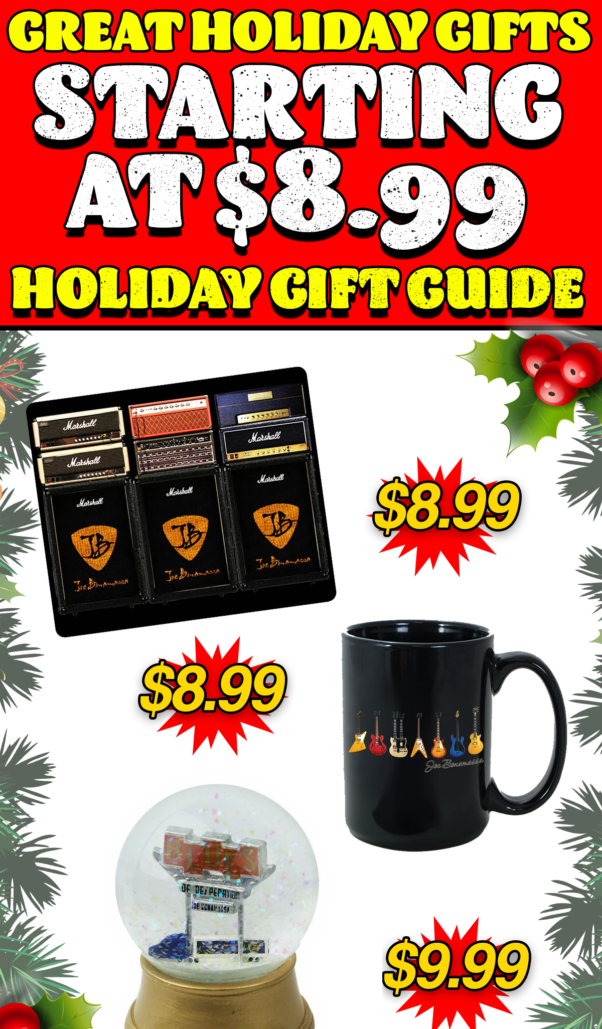 The latest Bonamassa products and sales new for you this week!