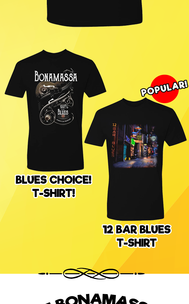 The latest Bonamassa products and sales new for you this week!