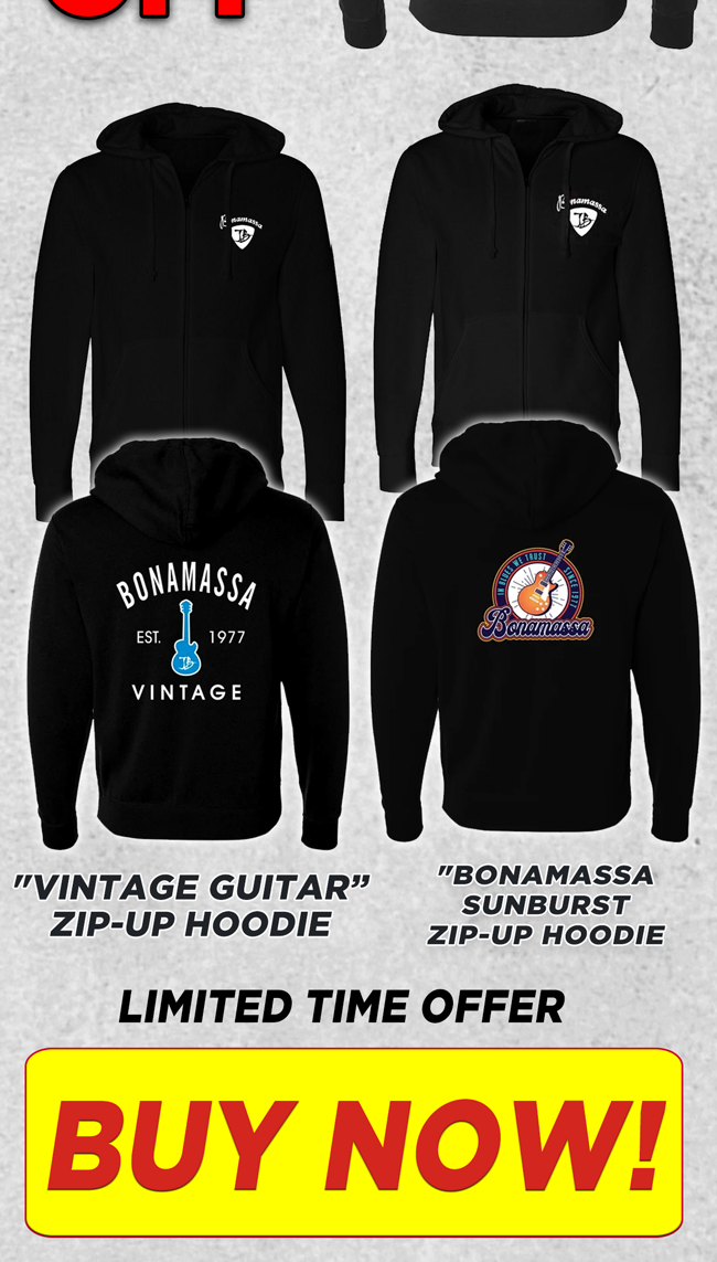 The latest Bonamassa products and sales new for you this week!