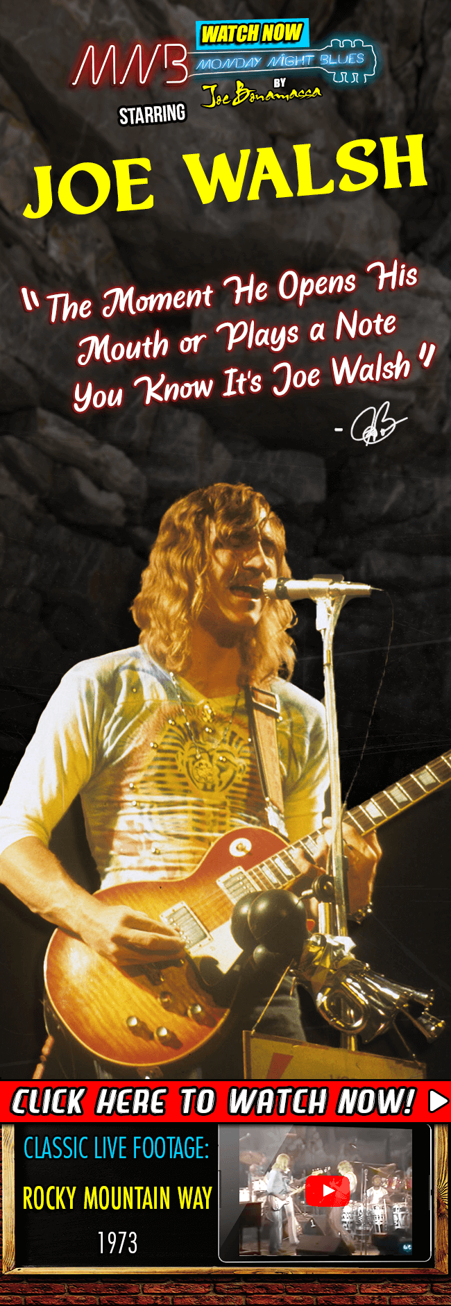 Click to Watch Monday Night Blues