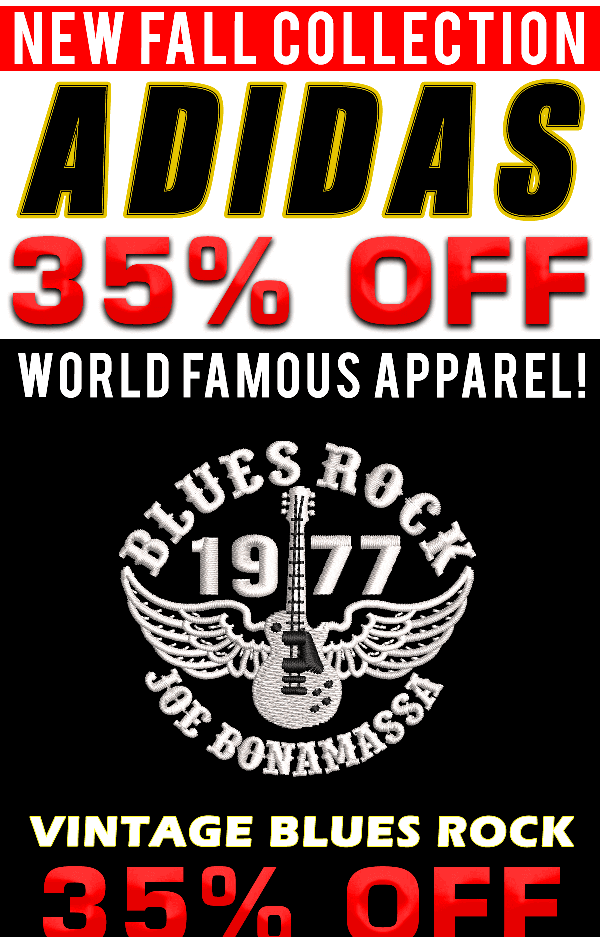 Get the latest deals on Bonamassa merch here!