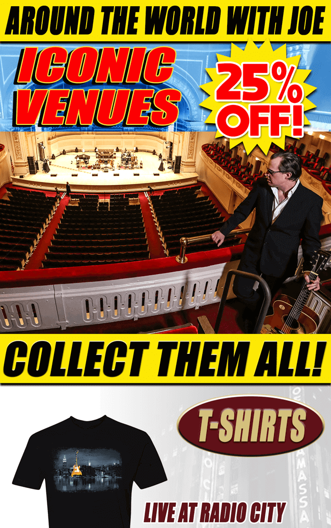 The latest Bonamassa products and sales new for you this week!