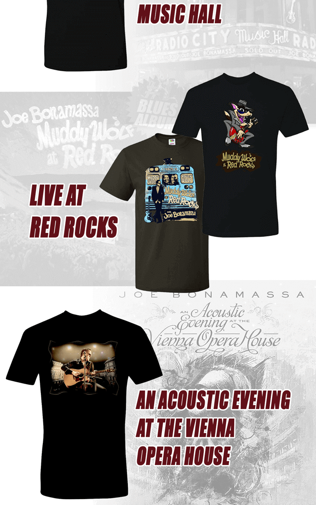 The latest Bonamassa products and sales new for you this week!