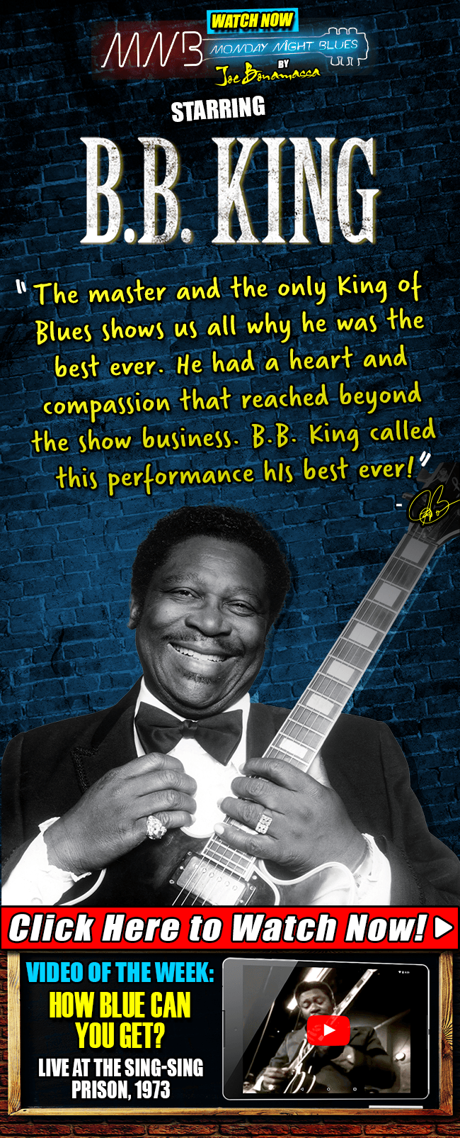 Click to Watch Monday Night Blues
