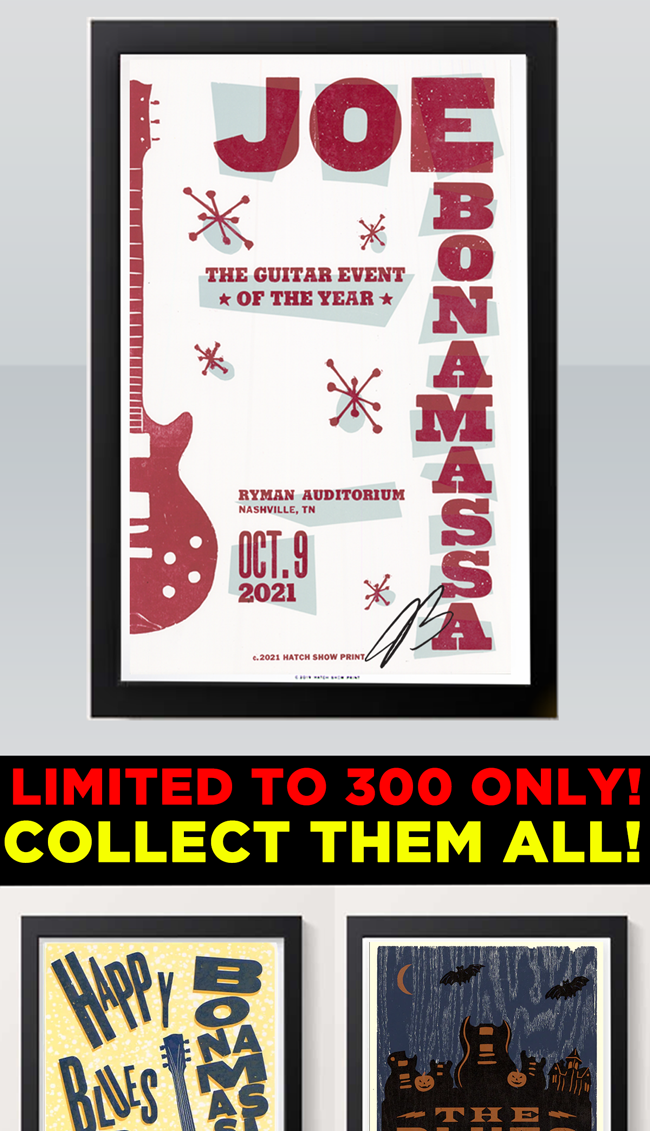 The latest Bonamassa products and sales new for you this week!
