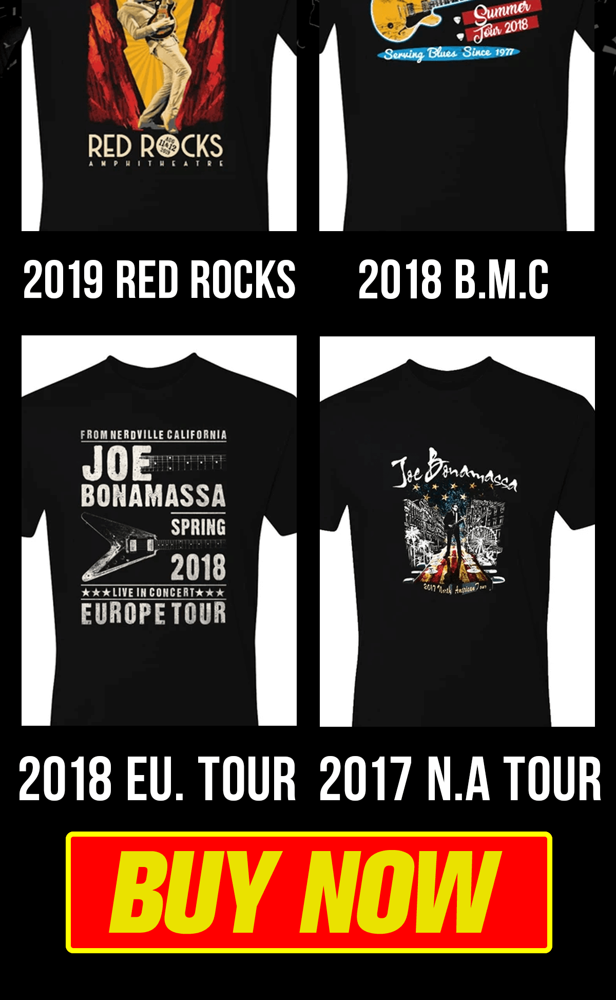 Get the latest deals on Bonamassa merch here!