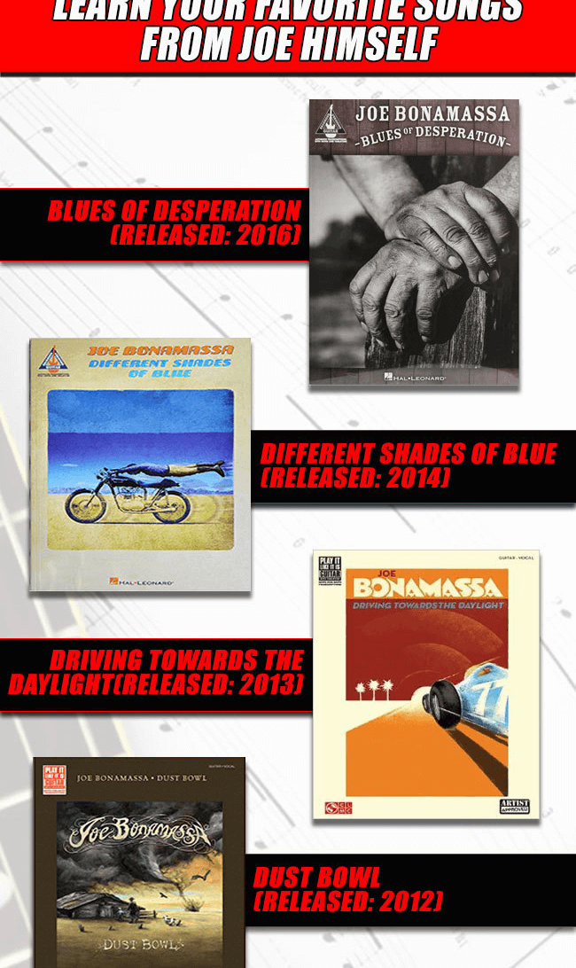 The latest Bonamassa products and sales new for you this week!