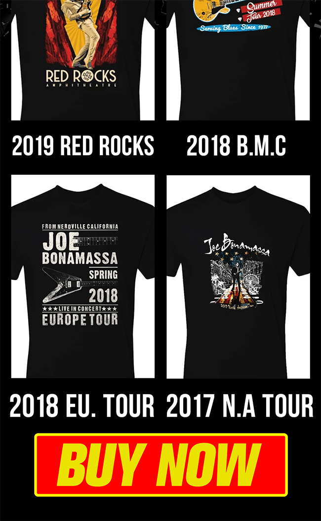 The latest Bonamassa products and sales new for you this week!