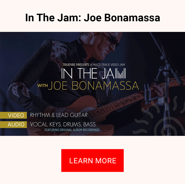 The latest Bonamassa products and sales new for you this week!