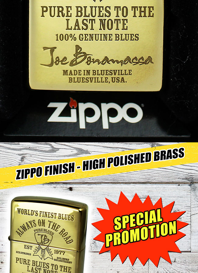 Bonamassa Amp Zippo Lighter - Brass – Joe Bonamassa Official Store