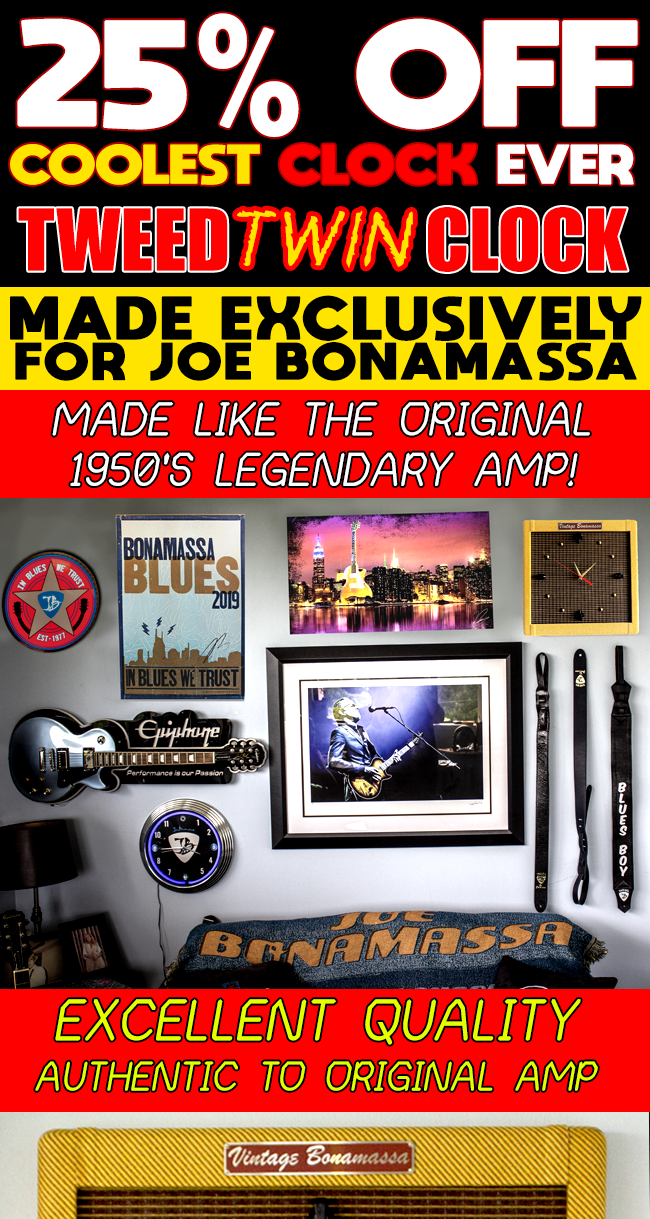 Get the latest deals on Bonamassa merch here!