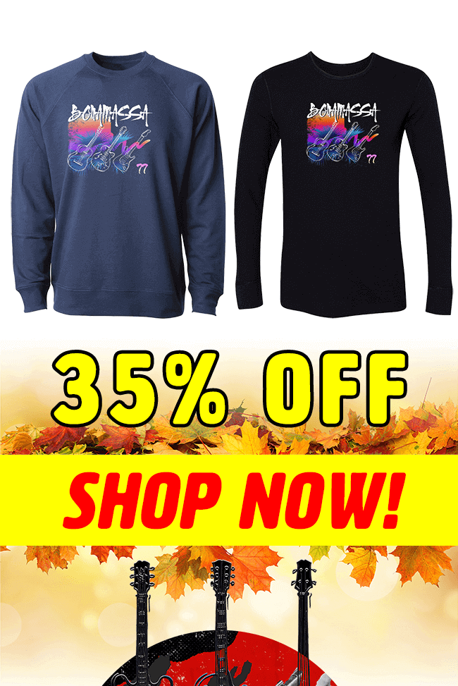 The latest Bonamassa products and sales new for you this week!