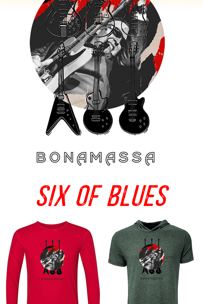 The latest Bonamassa products and sales new for you this week!
